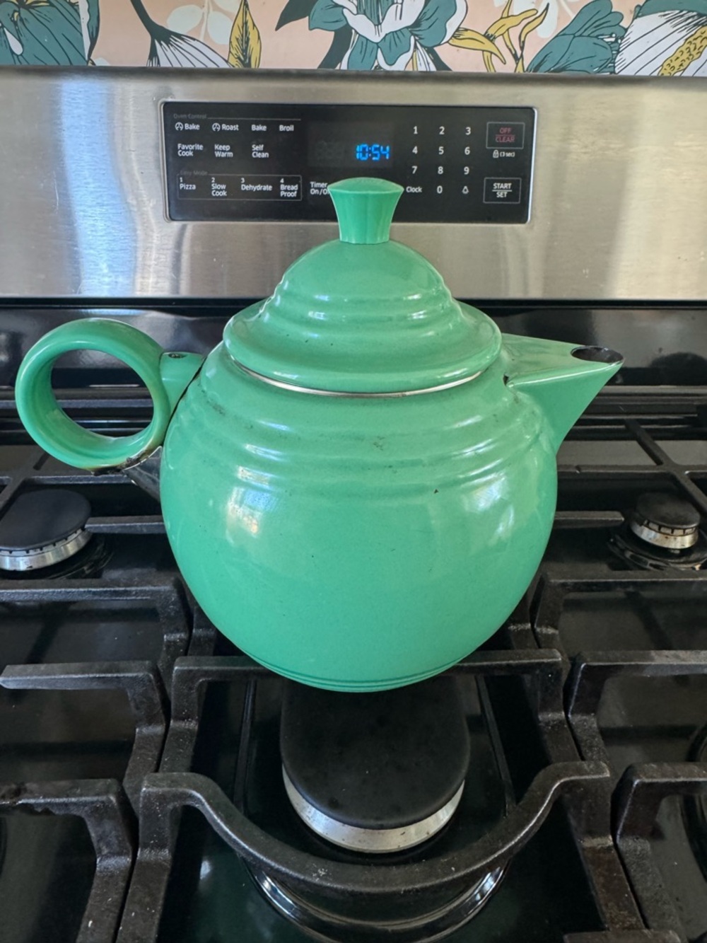 Fiesta Mint Teal Green Tea Kettle - VINTAGE